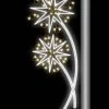 The Christmas Palace OVERSIZED DECOR 5 FT X 22" WARM WHITE LED STAR POLE BANNER