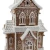 The Christmas Palace DECEMBER DIAMONDS VICTORIAN GINGERBREAD HOUSE LED LIT Table Tops