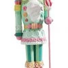 The Christmas Palace 5 FT CANDY NUTCRACKER WITH STAFF