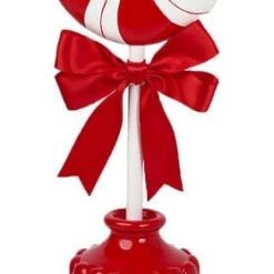 The Christmas Palace 22" PEPPERMINT LOLLIPOP TABLETOP