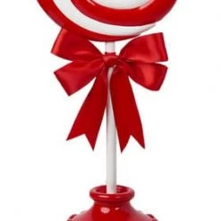The Christmas Palace 17" PEPPERMINT LOLLIPOP TABLETOP Table Tops
