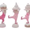 The Christmas Palace Table Tops DECEMBER DIAMONDS 8" PINK CAKE KIDS WITH DESSERT SET OF 3