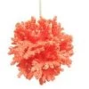 The Christmas Palace Christmas Ornaments DECEMBER DIAMONDS 4.5" CORAL BALL ORNAMENT SET OF 4