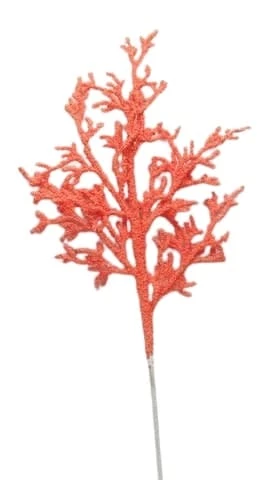 The Christmas Palace DECEMBER DIAMONDS 6" CORAL PINK PICK SET OF 6 Stems & Picks 1 The Christmas Palace DECEMBER DIAMONDS 6" CORAL PINK PICK SET OF 6 Stems & Picks
