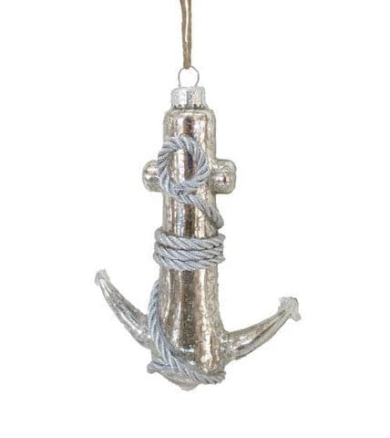 The Christmas Palace DECEMBER DIAMONDS 6" SILVER ANCHOR ORNAMENT SET OF 2 Christmas Ornaments 1 The Christmas Palace DECEMBER DIAMONDS 6" SILVER ANCHOR ORNAMENT SET OF 2 Christmas Ornaments