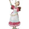 The Christmas Palace DECEMBER DIAMONDS 6" BAKING ANGEL WITH SWEETS ORNAMENT