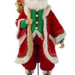 The Christmas Palace 36" TOY LAND SANTA WITH GIFT BAG Katherine's Collection