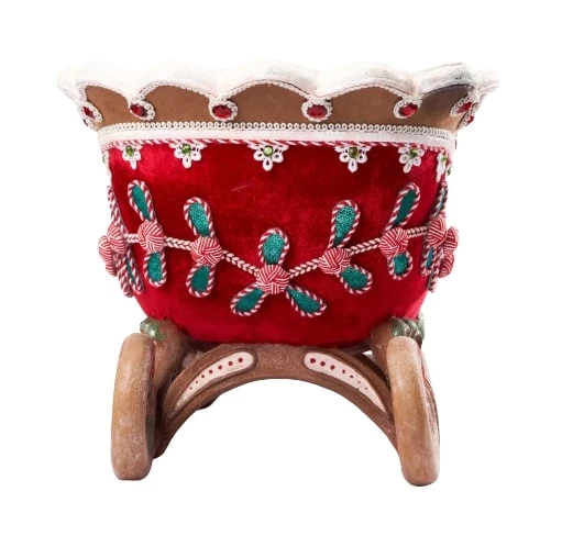 The Christmas Palace Sugar & Spice 12" GINGERBREAD SLEIGH 3 The Christmas Palace Sugar & Spice 12" GINGERBREAD SLEIGH