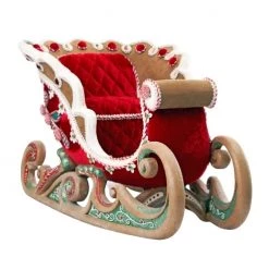 The Christmas Palace Sugar & Spice 12" GINGERBREAD SLEIGH 7 The Christmas Palace Sugar & Spice 12