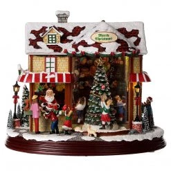 The Christmas Palace 10" BATTERY OPERATED CHRISTMAS TOY SHOP