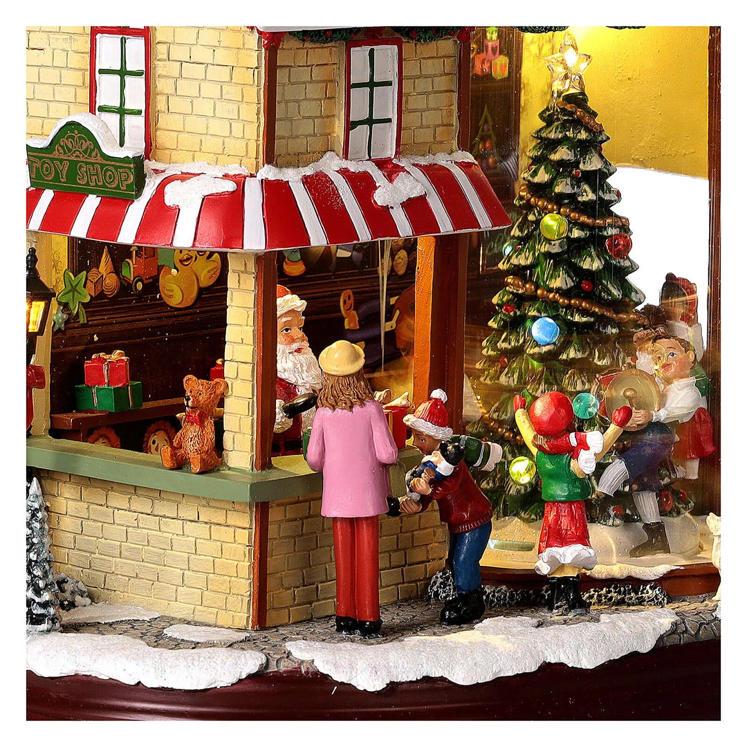 The Christmas Palace 10" BATTERY OPERATED CHRISTMAS TOY SHOP 3 The Christmas Palace 10" BATTERY OPERATED CHRISTMAS TOY SHOP