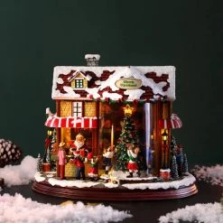 The Christmas Palace 10" BATTERY OPERATED CHRISTMAS TOY SHOP 7 The Christmas Palace 10