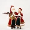 The Christmas Palace 2.5 FT MR. & MRS. CLAUS TRIMMING SERVING PIECE