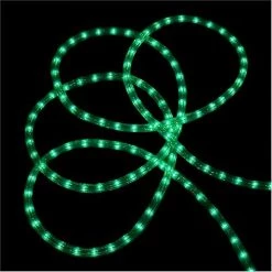 The Christmas Palace CHRISTMAS LIGHTS 33 FT 200 LED GREEN ROPE LIGHT 1 STRING OF 200 LED LIGHTS