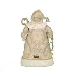 The Christmas Palace KAREN DIDION 27" CREAM & GOLD SANTA Santas