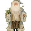 The Christmas Palace Santas KAREN DIDION ORIGINALS TIFFANY BLUE SANTA