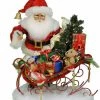 The Christmas Palace 18" LIGHTED CHRISTMAS DELIVERY SLEIGH Santas