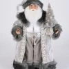 The Christmas Palace 19" LIGHTED JEWELED PLATINUM ELEGANCE SANTA Santas