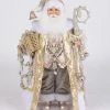 The Christmas Palace KAREN DIDION ORIGINALS IVORY & GOLD SANTA Santas
