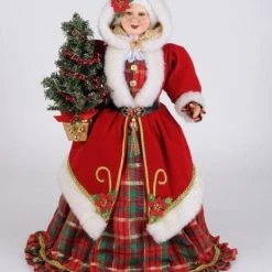 The Christmas Palace KAREN DIDION LIGHTED TRADITIONAL MRS CLAUS Santas