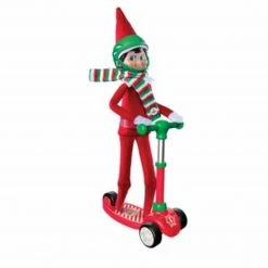 The Christmas Palace Elves ELF ON THE SHELF STAND-N-SCOOT SCOOTER WITH MOVING WHEELS