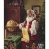 The Christmas Palace 65" X 92" SANTA WITH WISH LIST RUG