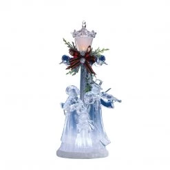 The Christmas Palace Table Tops 11" STREET LAMP WITH CHOIR BATTERY OPERATED