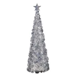 The Christmas Palace 17" LED ICE CUBE ACRYLIC TREE BATTERY OPERATED