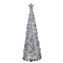 The Christmas Palace 17" LED ICE CUBE ACRYLIC TREE BATTERY OPERATED