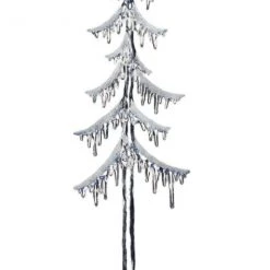The Christmas Palace 13" ACRYLIC ICICLE TREE BATTERY OPERATED Table Tops