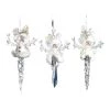 The Christmas Palace Christmas Ornaments 8" ACRYLIC SNOWMAN ICICLE ORNAMENT ASSORTED SET OF 3