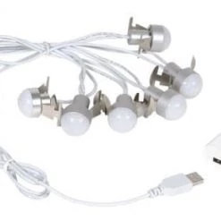 The Christmas Palace VILLAGE USB LED 6 LIGHT SET