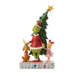 The Christmas Palace Department 56 POSSIBLE DREAMS 11" GRINCH, MAX AND CINDY LOU BY THE TREE