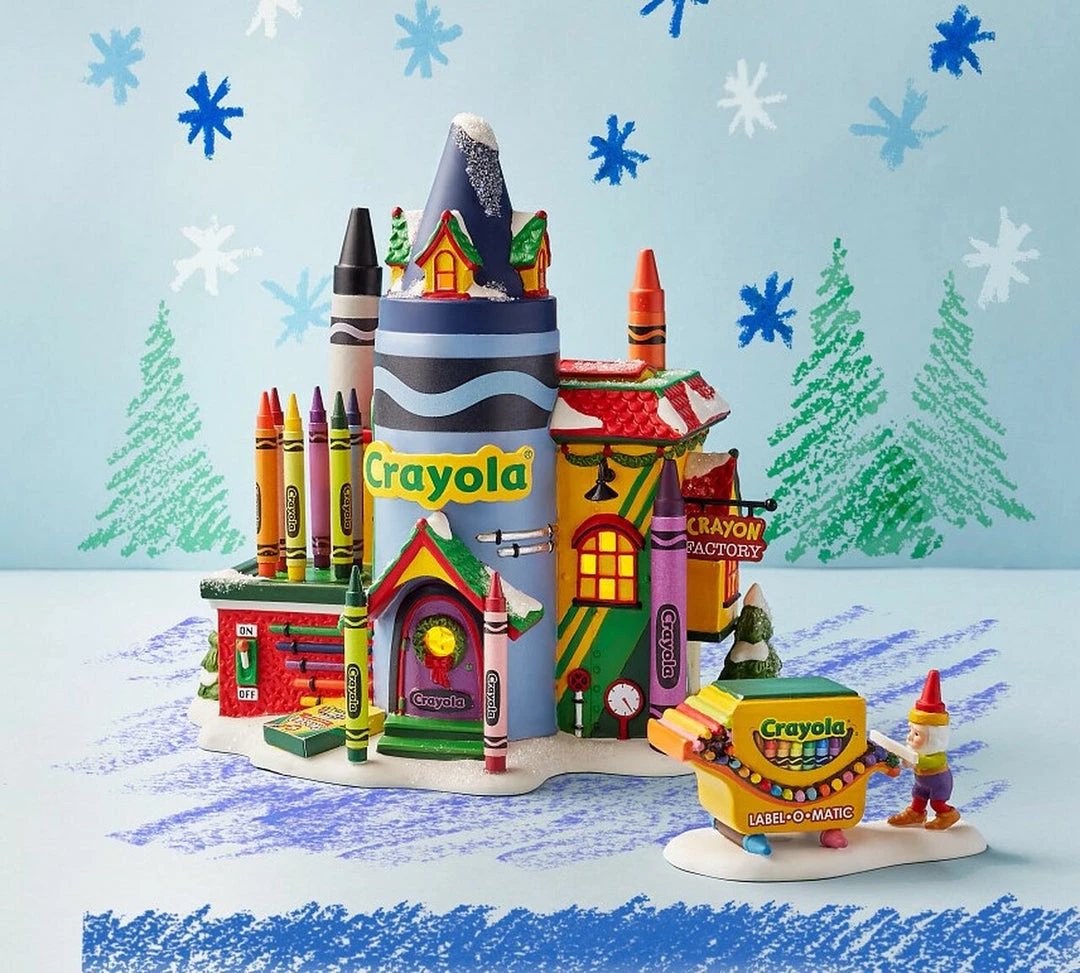 The Christmas Palace NORTH POLE CRAYOLA CRAYON FACTORY Department 56 3 The Christmas Palace NORTH POLE CRAYOLA CRAYON FACTORY Department 56