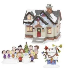 The Christmas Palace SNOW VILLAGE PEANUTS THE PEANUTS HOUSE Department 56