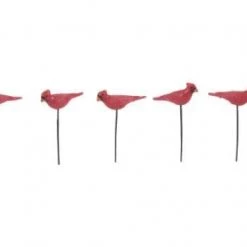 The Christmas Palace VILLAGE ACCESSORY CARDINAL CHRISTMAS PACK OF 5 Department 56