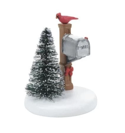 The Christmas Palace VILLAGE ACCESSORY CARDINAL CHRISTMAS MAILBOX 1 The Christmas Palace VILLAGE ACCESSORY CARDINAL CHRISTMAS MAILBOX