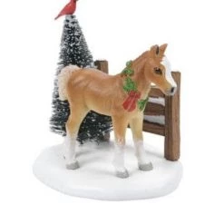 The Christmas Palace Department 56 VILLAGE ACCESSORY CARDINAL CHRISTMAS PONY