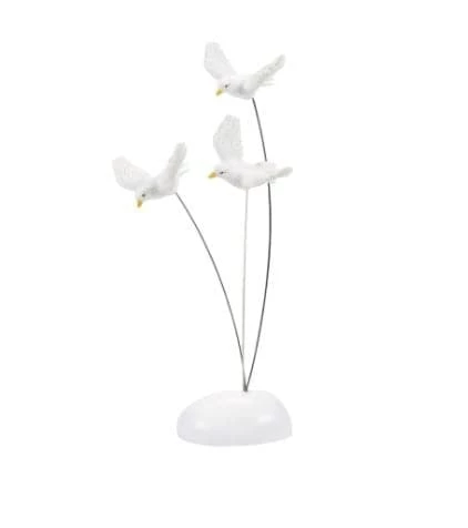 The Christmas Palace VILLAGE ACCESSORY WHITE CHRISTMAS DOVES Department 56 1 The Christmas Palace VILLAGE ACCESSORY WHITE CHRISTMAS DOVES Department 56