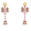 The Christmas Palace VILLAGE ACCESSORY GINGERBREAD STREET LIGHTS
