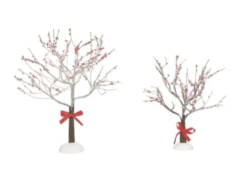 The Christmas Palace Department 56 VILLAGE ACCESSORY CRABAPPLE TREE WITH RIBBON 1 The Christmas Palace Department 56 VILLAGE ACCESSORY CRABAPPLE TREE WITH RIBBON
