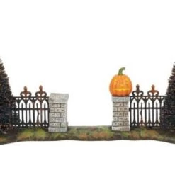 The Christmas Palace HALLOWEEN VILLAGE ACCESSORY HALLOWEEN GATE Department 56