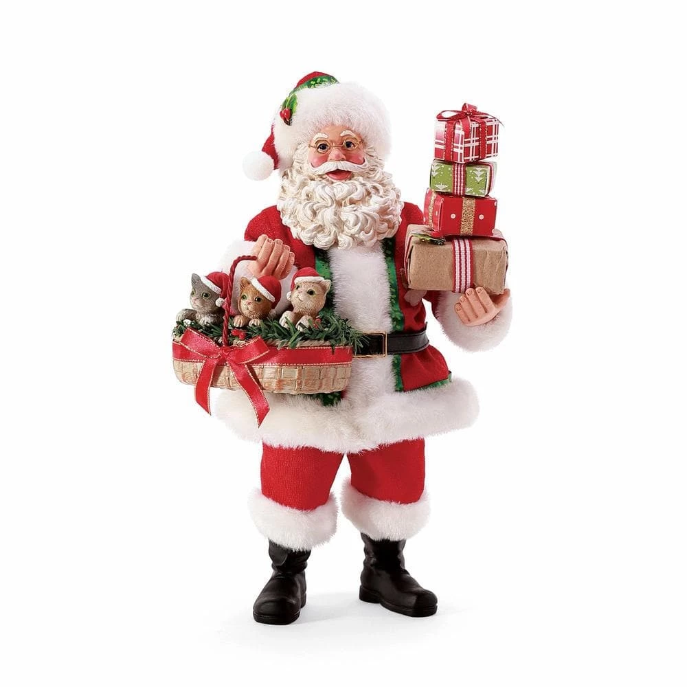 The Christmas Palace Santas POSSIBLE DREAMS 11" BASKETFUL OF KITTENS 1 The Christmas Palace Santas POSSIBLE DREAMS 11" BASKETFUL OF KITTENS