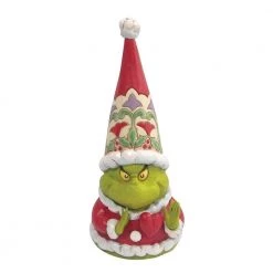 The Christmas Palace 8" THE GRINCH GNOME WITH LARGE HEART