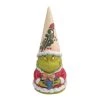 The Christmas Palace 6" THE GRINCH GNOME HOLDING PRESENTS