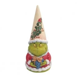 The Christmas Palace 6" THE GRINCH GNOME HOLDING PRESENTS