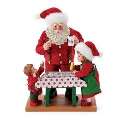 The Christmas Palace Santas POSSIBLE DREAMS 10.5" SANTA JOY OF BAKING