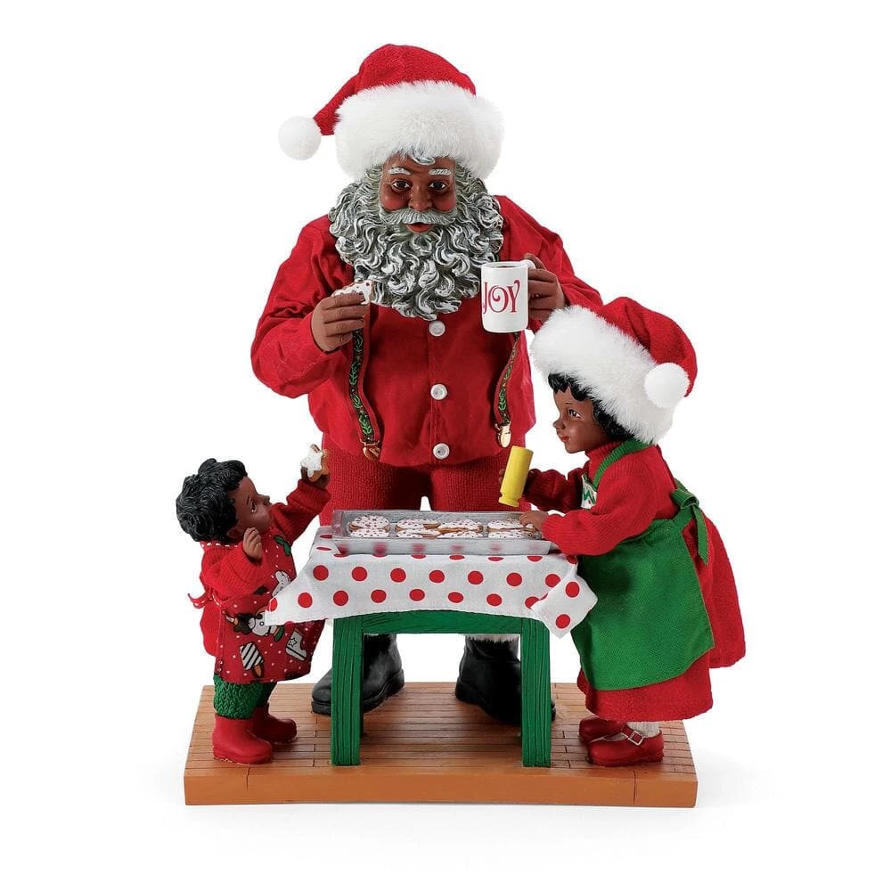 The Christmas Palace POSSIBLE DREAMS 10.5" JOY OF BAKING AFRICAN AMERICAN Santas 1 The Christmas Palace POSSIBLE DREAMS 10.5" JOY OF BAKING AFRICAN AMERICAN Santas