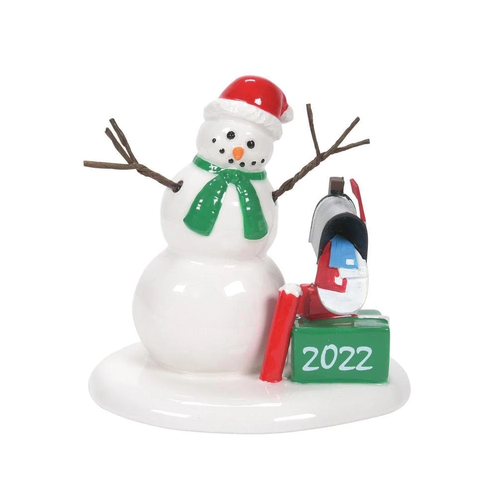 The Christmas Palace Department 56 VILLAGE ACCESSORY LUCKY THE SNOWMAN 2022 1 The Christmas Palace Department 56 VILLAGE ACCESSORY LUCKY THE SNOWMAN 2022