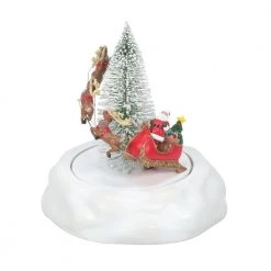 The Christmas Palace VILLAGE ANIMATED ACCESSORY CHRISTMAS EVE SLEIGH Department 56